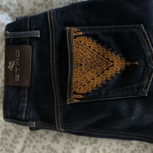 ETRO slim/skinny jeans - darkwash - 42IT